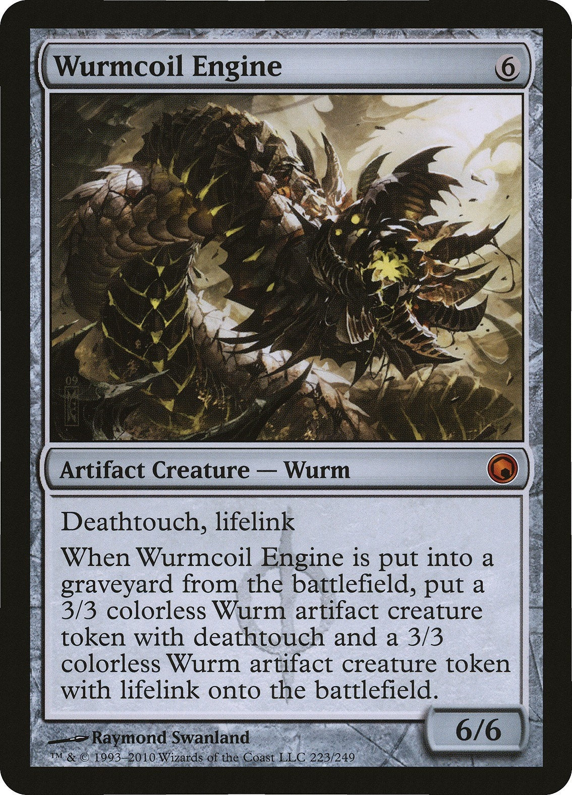 Image for Wurmcoil Engine (Scars of Mirrodin) (223) (Oversize Cards) - Magic: The Gathering