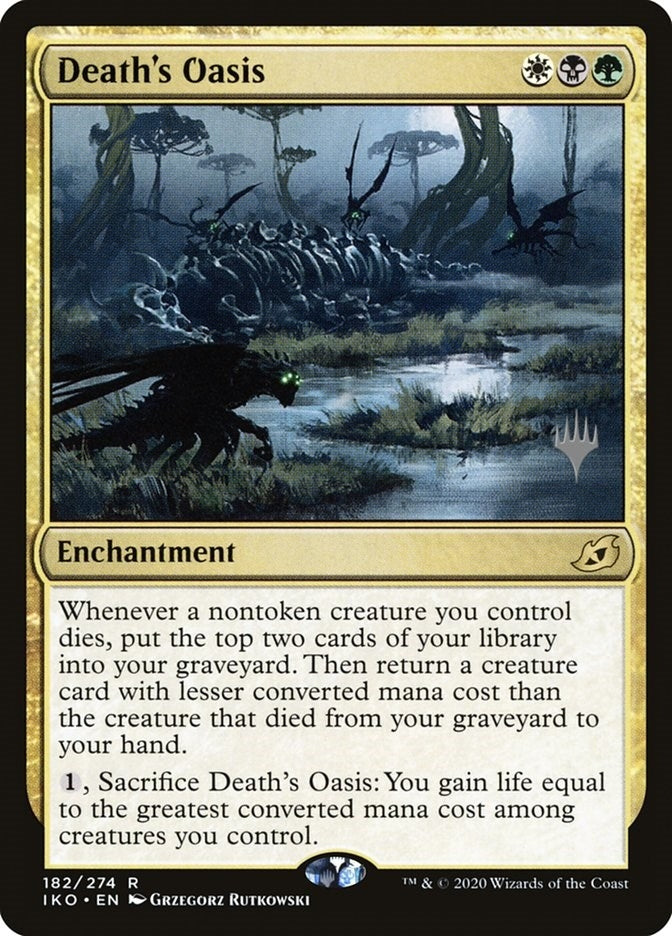 Image for Death's Oasis (182) (Promo Pack: Ikoria) - Magic: The Gathering