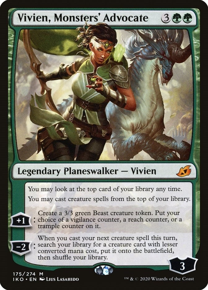 Image for Vivien, Monsters' Advocate (175) (Promo Pack: Ikoria) - Magic: The Gathering
