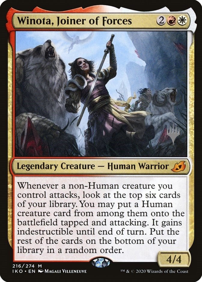 Image for Winota, Joiner of Forces (216) (Promo Pack: Ikoria) - Magic: The Gathering