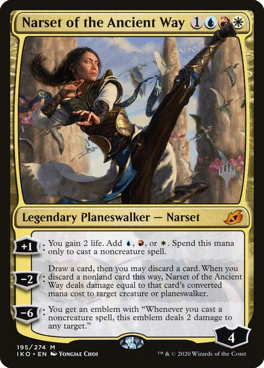 Image for Narset of the Ancient Way (195) (Promo Pack: Ikoria) - Magic: The Gathering