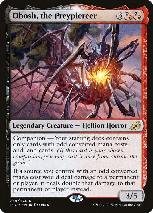 Image for Obosh, the Preypiercer (228) (Promo Pack: Ikoria) - Magic: The Gathering