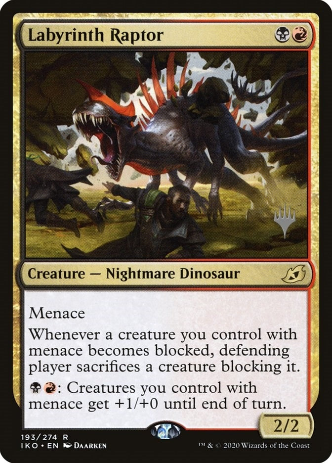 Image for Labyrinth Raptor (193) (Promo Pack: Ikoria) - Magic: The Gathering