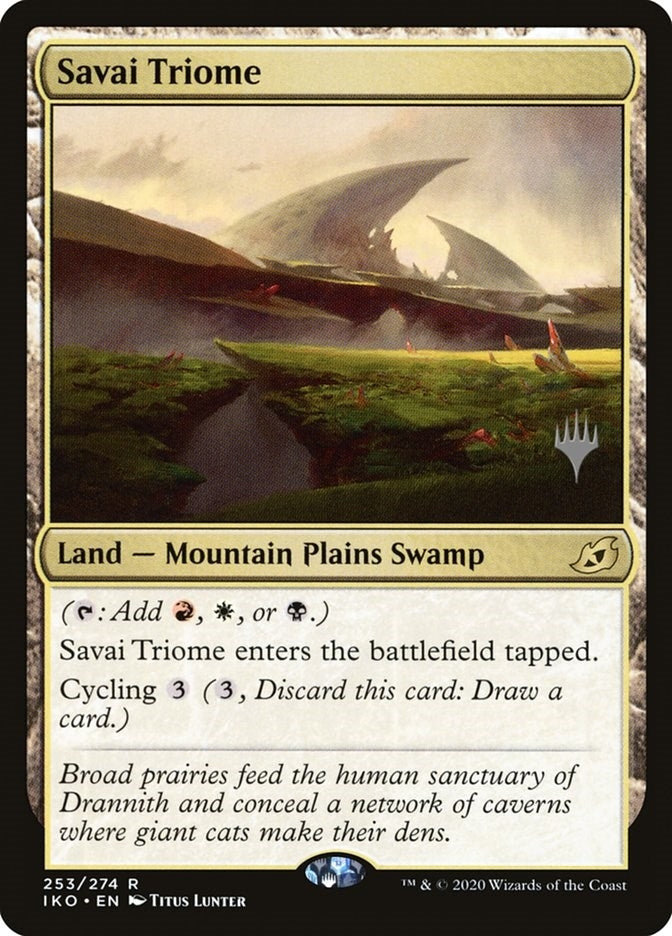 Image for Savai Triome (253) (Promo Pack: Ikoria) - Magic: The Gathering