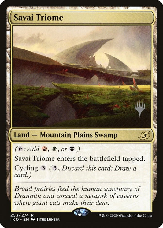 Image for Savai Triome (253) (Promo Pack: Ikoria) - Magic: The Gathering