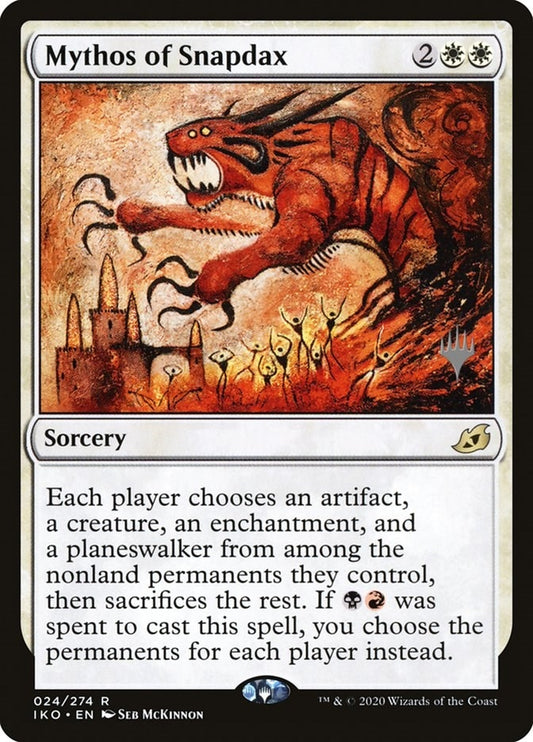Image for Mythos of Snapdax (24) (Promo Pack: Ikoria) - Magic: The Gathering