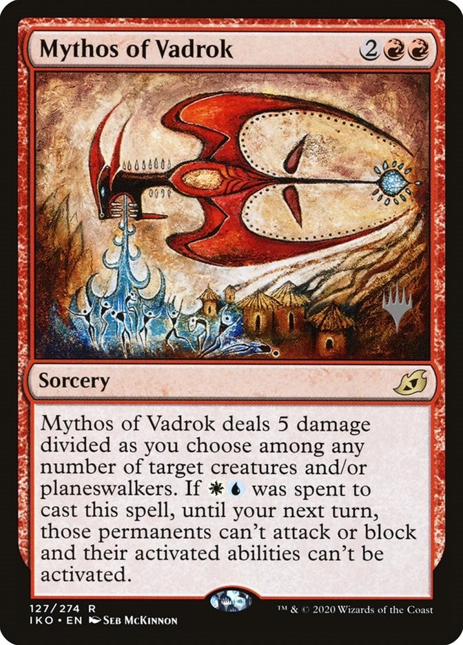 Image for Mythos of Vadrok (127) (Promo Pack: Ikoria) - Magic: The Gathering