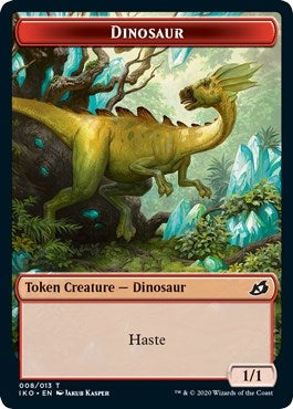Image for Dinosaur // Human Soldier (005) Double-Sided Token (8 // 5) (Ikoria: Lair of Behemoths) - Magic: The Gathering