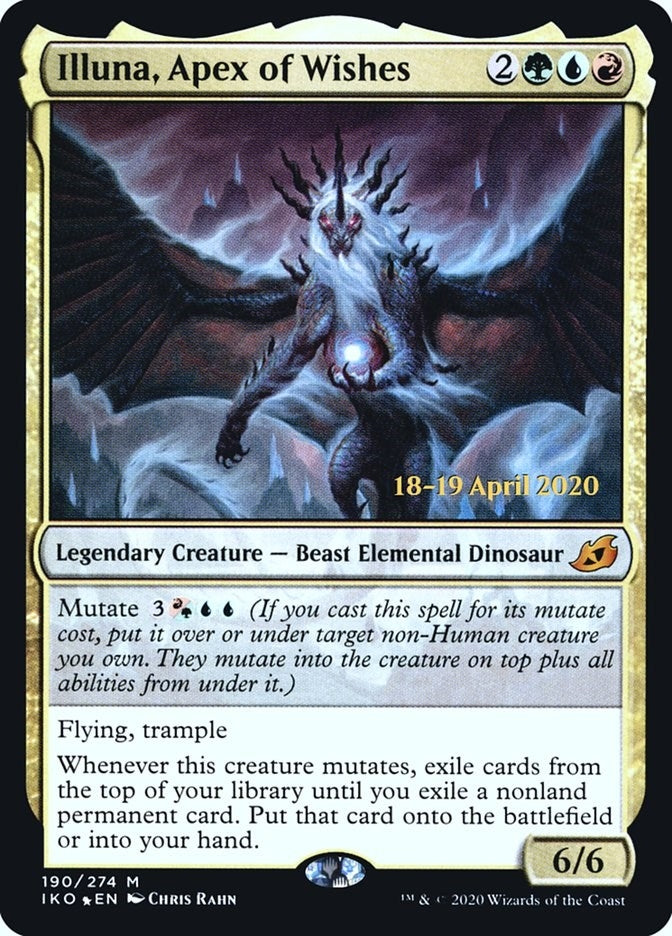 Image for Illuna, Apex of Wishes (190) (Prerelease Cards) - Magic: The Gathering