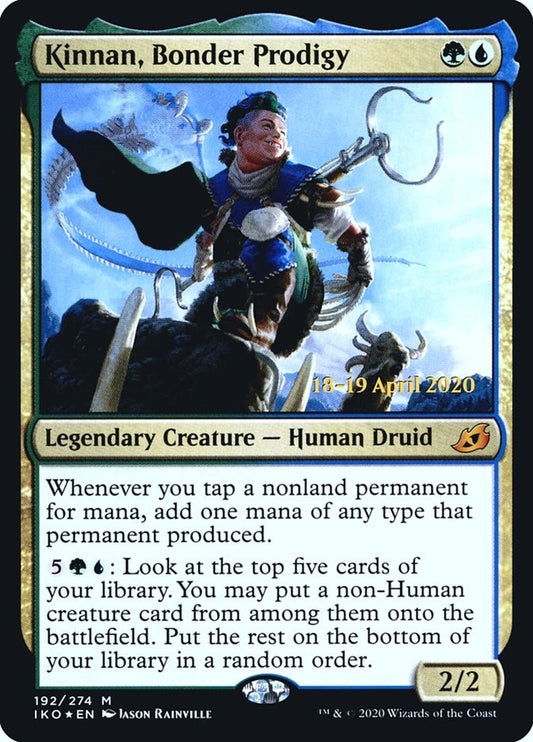Image for Kinnan, Bonder Prodigy (192) (Prerelease Cards) - Magic: The Gathering