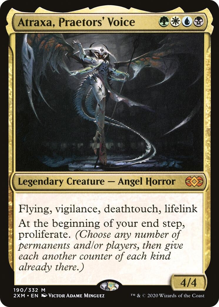Image for Atraxa, Praetors' Voice (190) (Double Masters) - Magic: The Gathering