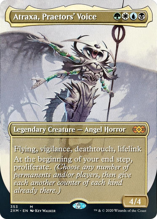Image for Atraxa, Praetors' Voice (Borderless) (353) (Double Masters) - Magic: The Gathering