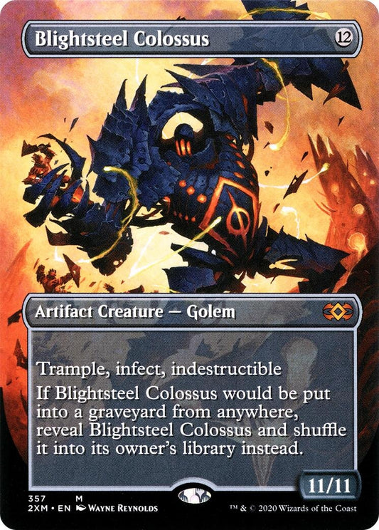 Image for Blightsteel Colossus (Borderless) (357) (Double Masters) - Magic: The Gathering