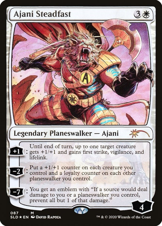 Image for Ajani Steadfast (87) (Secret Lair Drop Series) - Magic: The Gathering