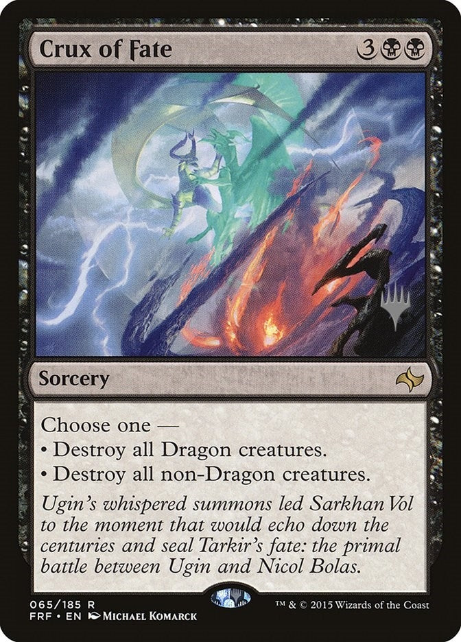 Image for Crux of Fate (65) (Promo Pack: Ikoria) - Magic: The Gathering