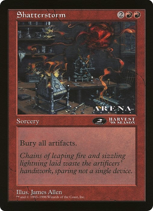 Image for Shatterstorm (2nd Place) (Arena League) (Oversize Cards) - Magic: The Gathering
