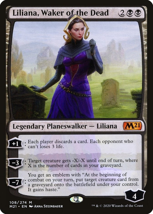 Image for Liliana, Waker of the Dead (108) (Core Set 2021) - Magic: The Gathering