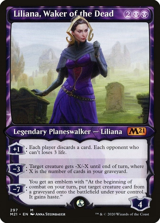 Image for Liliana, Waker of the Dead (Showcase) (297) (Core Set 2021) - Magic: The Gathering