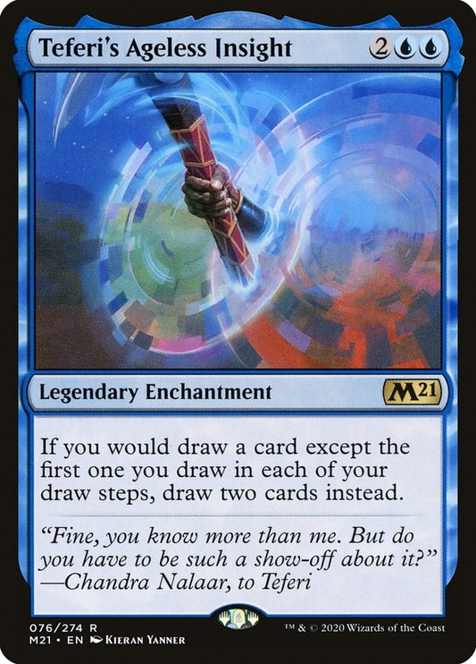 Image for Teferi's Ageless Insight (76) (Core Set 2021) - Magic: The Gathering