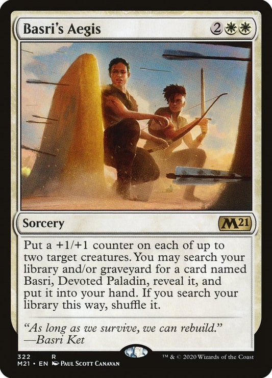 Image for Basri's Aegis (322) (Core Set 2021) - Magic: The Gathering