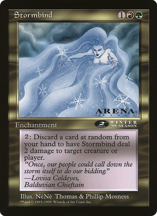 Image for Stormbind (Arena League) (Oversize Cards) - Magic: The Gathering