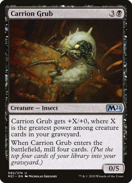 Image for Carrion Grub (92) (Core Set 2021) - Magic: The Gathering