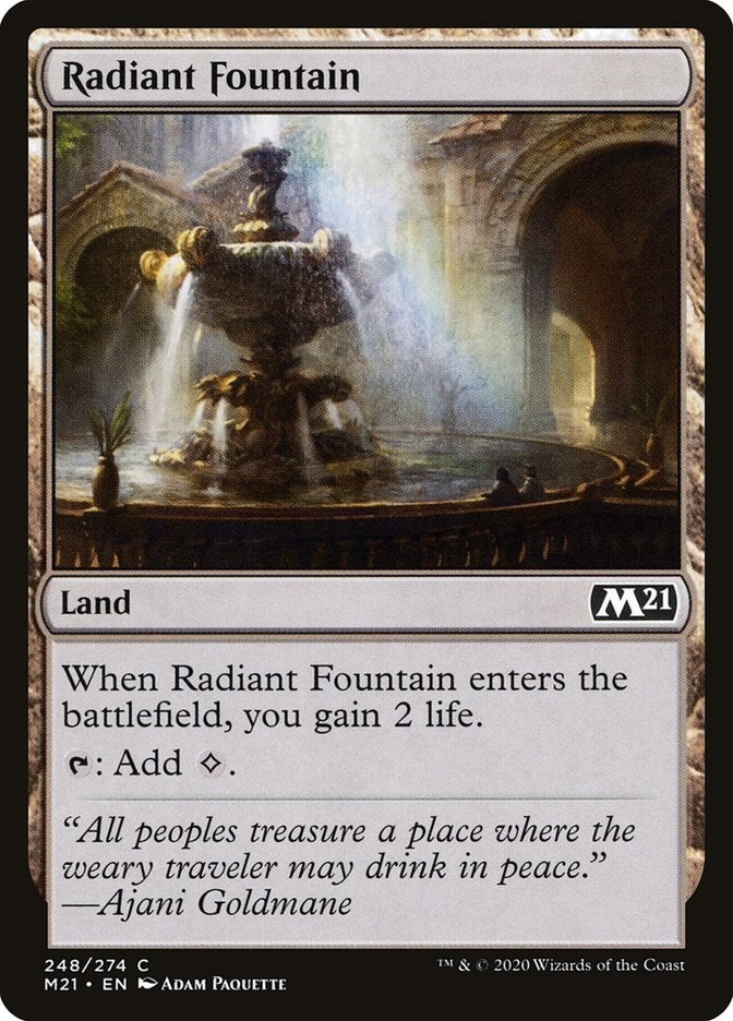 Image for Radiant Fountain (248) (Core Set 2021) - Magic: The Gathering