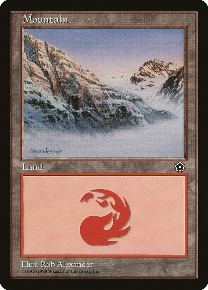 Image for Mountain (158) (158) (Portal Second Age) - Magic: The Gathering