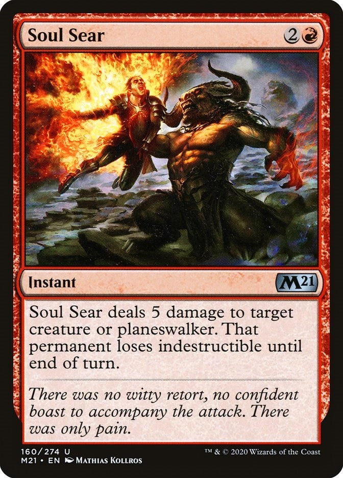 Image for Soul Sear (160) (Core Set 2021) - Magic: The Gathering