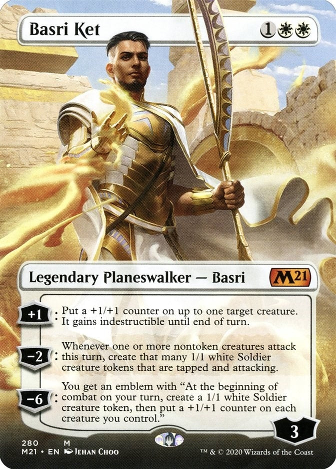 Image for Basri Ket (Borderless) (280) (Core Set 2021) - Magic: The Gathering