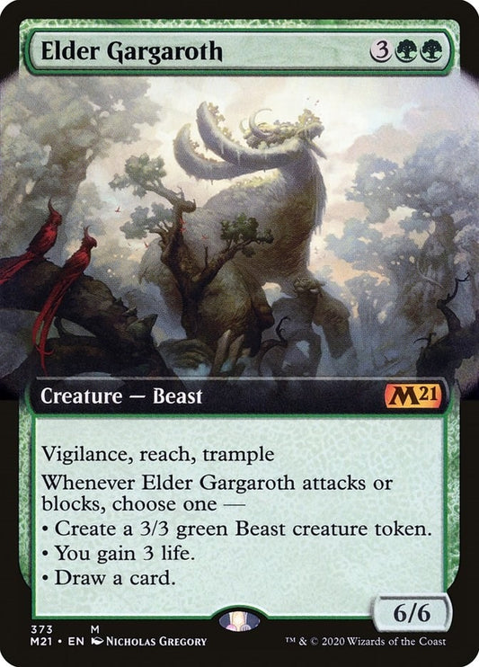 Image for Elder Gargaroth (Extended Art) (373) (Core Set 2021) - Magic: The Gathering