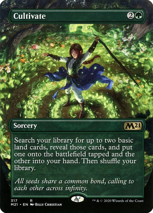 Image for Cultivate (Alternate Art) (317) (Core Set 2021) - Magic: The Gathering