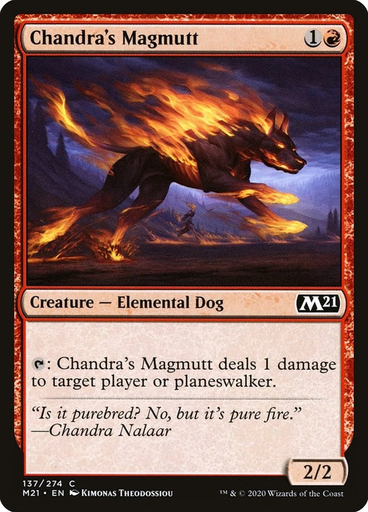 Image for Chandra's Magmutt (137) (Core Set 2021) - Magic: The Gathering
