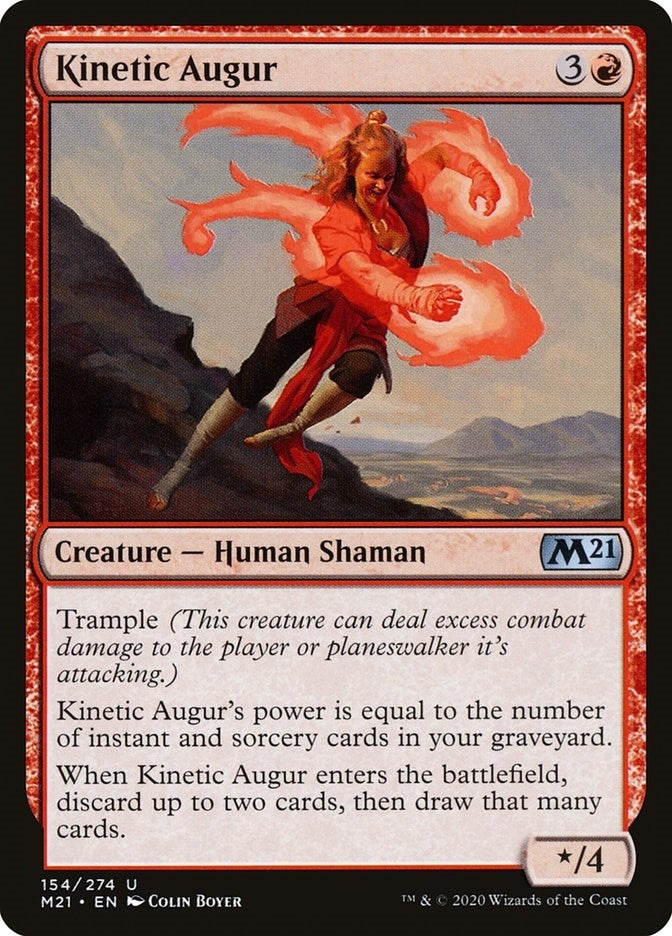 Image for Kinetic Augur (154) (Core Set 2021) - Magic: The Gathering