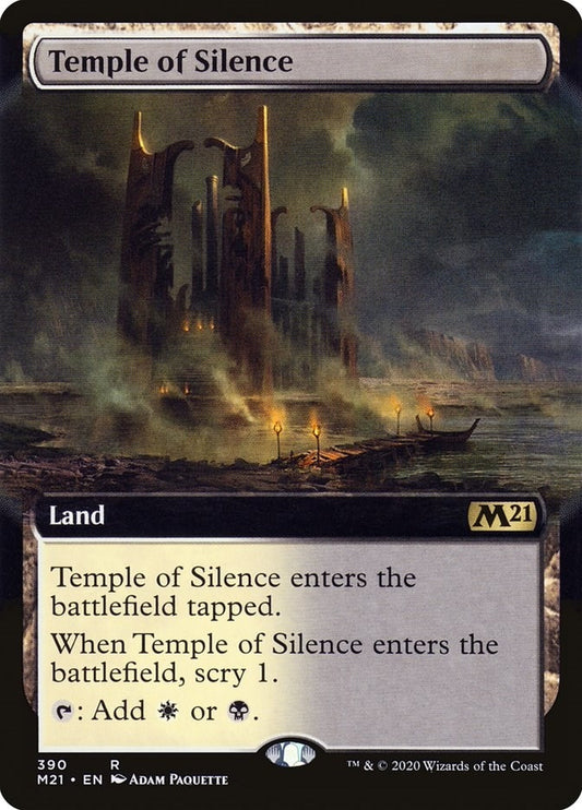 Image for Temple of Silence (Extended Art) (390) (Core Set 2021) - Magic: The Gathering