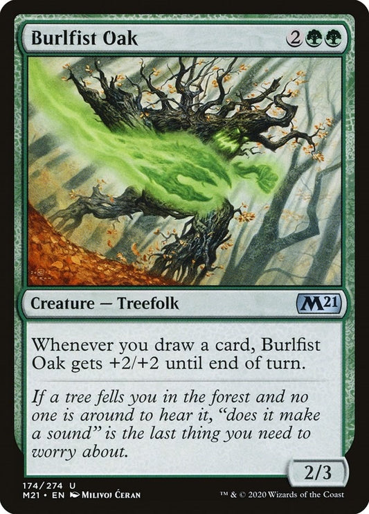 Image for Burlfist Oak (174) (Core Set 2021) - Magic: The Gathering