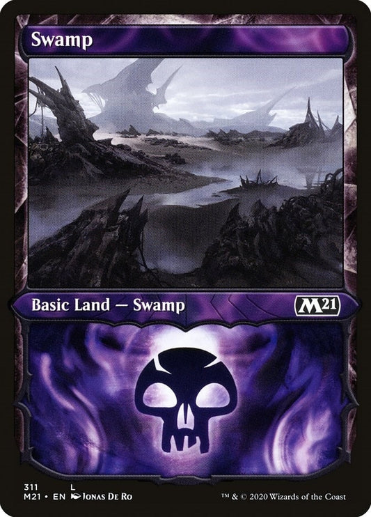 Image for Swamp (Showcase) (311) (Core Set 2021) - Magic: The Gathering