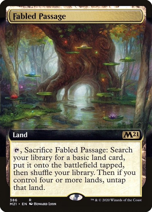 Image for Fabled Passage (Extended Art) (386) (Core Set 2021) - Magic: The Gathering