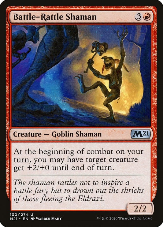 Image for Battle-Rattle Shaman (130) (Core Set 2021) - Magic: The Gathering