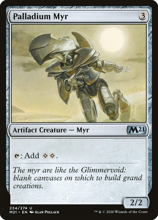 Image for Palladium Myr (234) (Core Set 2021) - Magic: The Gathering