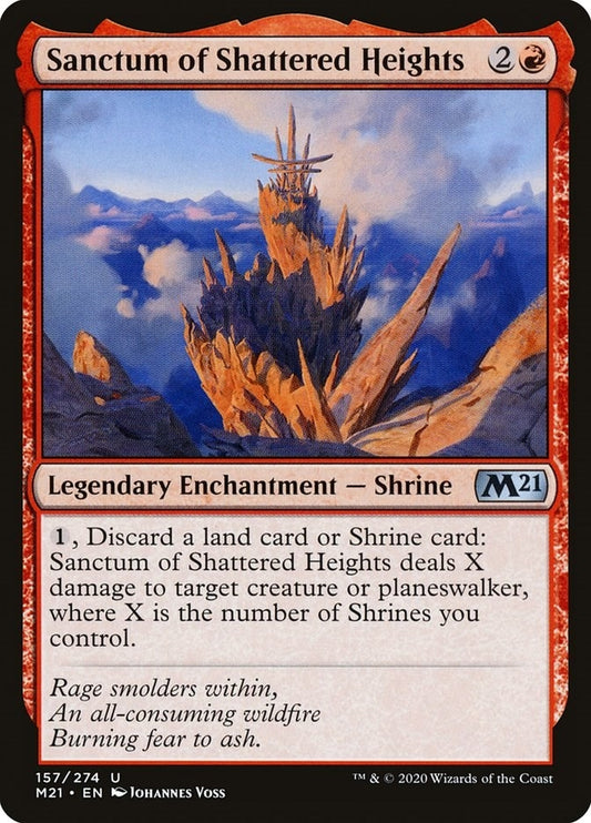 Image for Sanctum of Shattered Heights (157) (Core Set 2021) - Magic: The Gathering