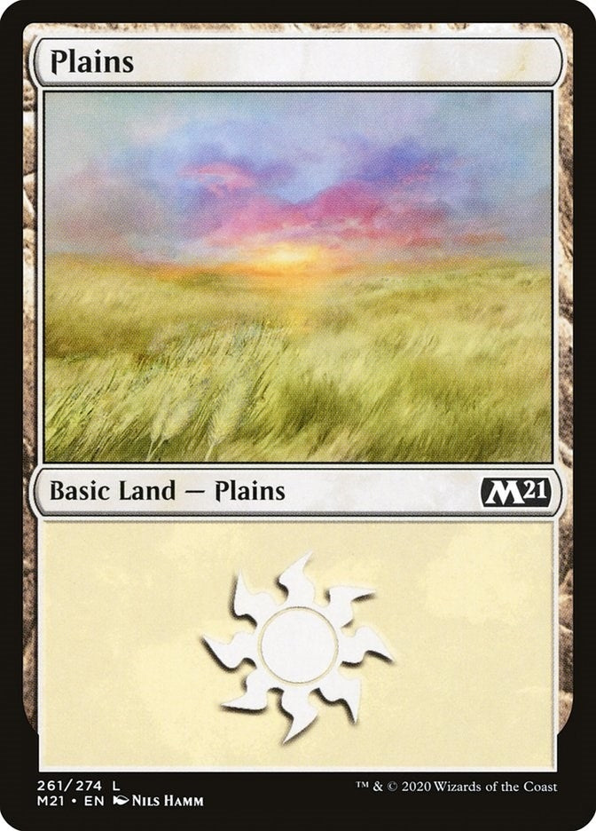 Image for Plains (261) (261) (Core Set 2021) - Magic: The Gathering