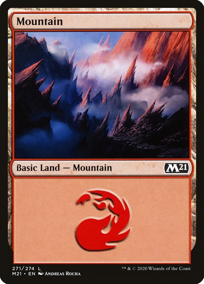 Image for Mountain (271) (271) (Core Set 2021) - Magic: The Gathering