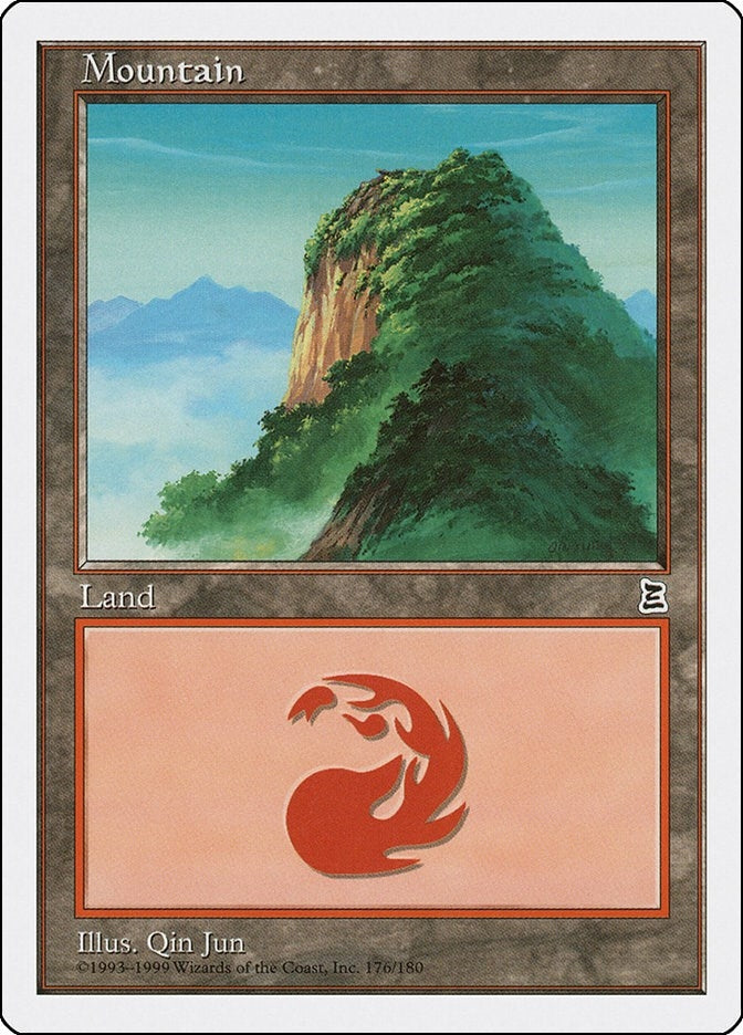 Image for Mountain (176) (176) (Portal Three Kingdoms) - Magic: The Gathering