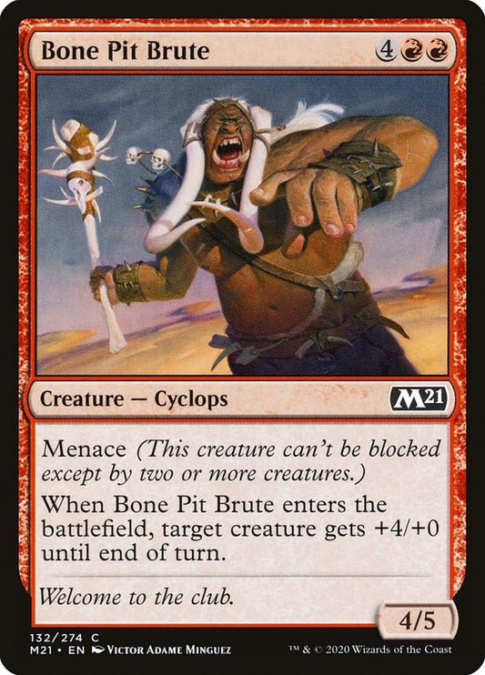 Image for Bone Pit Brute (132) (Core Set 2021) - Magic: The Gathering
