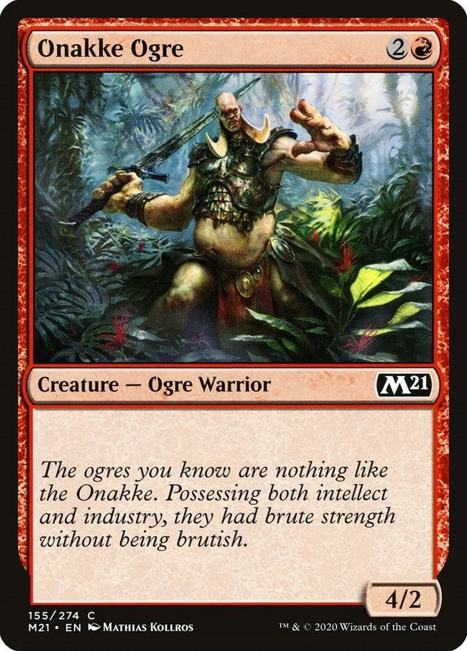 Image for Onakke Ogre (155) (Core Set 2021) - Magic: The Gathering