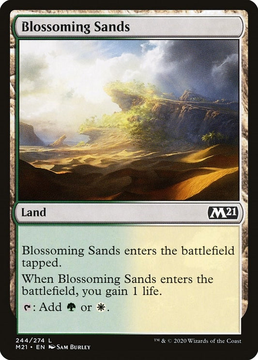 Image for Blossoming Sands (244) (Core Set 2021) - Magic: The Gathering