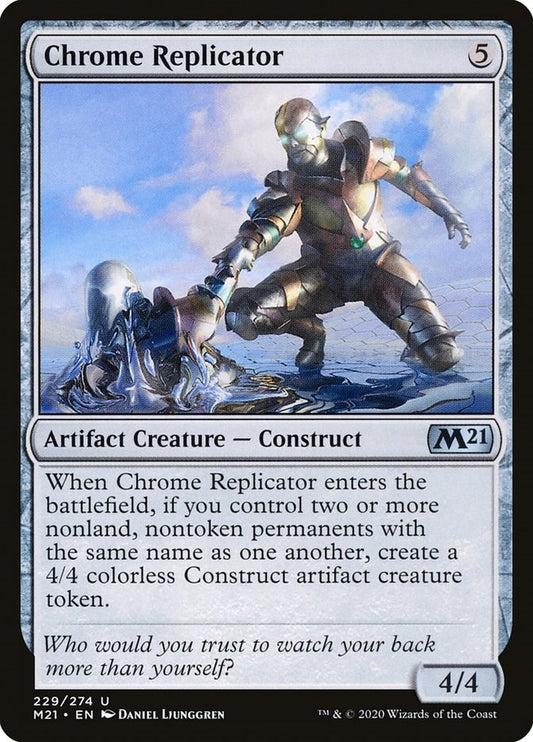 Image for Chrome Replicator (229) (Core Set 2021) - Magic: The Gathering