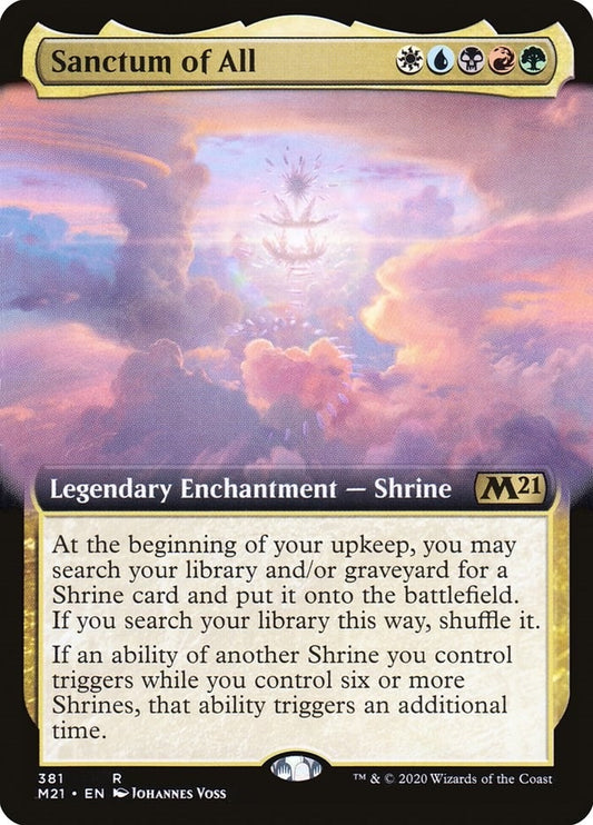 Image for Sanctum of All (Extended Art) (381) (Core Set 2021) - Magic: The Gathering
