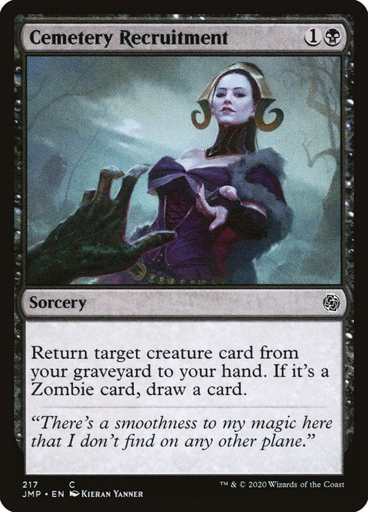 Image for Cemetery Recruitment (217) (Jumpstart) - Magic: The Gathering